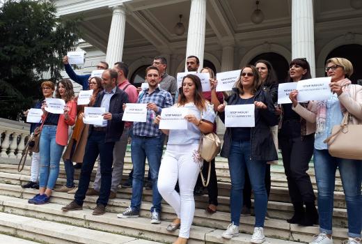 Protesti u Sarajevu: Napad na novinare je napad na demokratiju