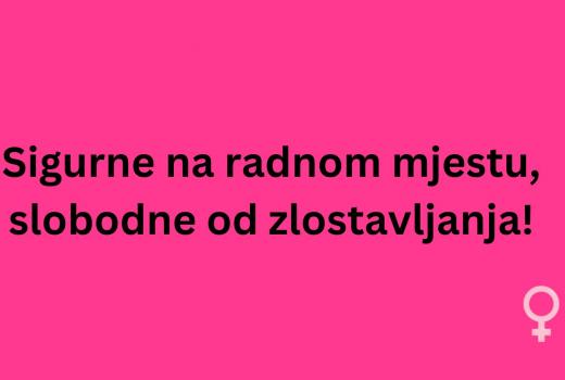 Akcija #Sigurne i #Slobodne u Hrvatskoj povodom 8. marta