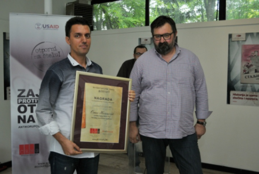 Omer Hasanović i Aladin Abdagić dobitnici Account novinarske nagrade