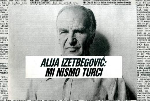 Iz arhiva: Alija Izetbegović - „Mi nismo Turci"