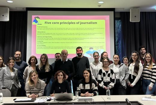 “Povratak osnovama“: Trening o osnovnim novinarskim principima održana u Podgorici
