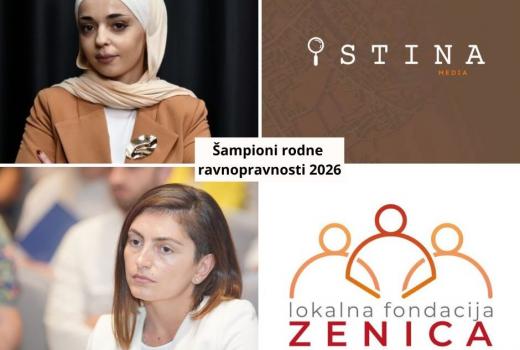 BH novinari izabrali 'šampione rodne ravnopravnosti'