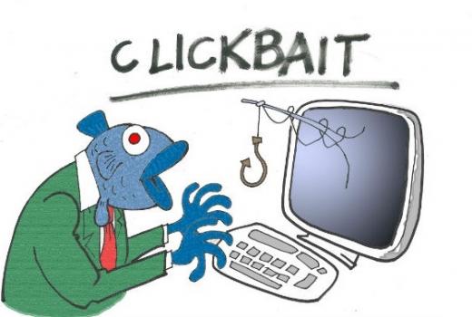 Karikature: Clickbait