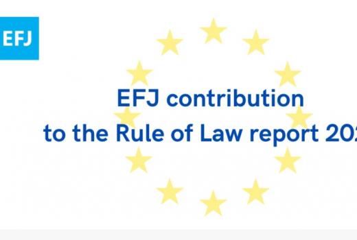 Doprinos EFJ-a izvještaju EK o vladavini prava za 2023.