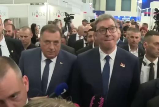 Dodik vrijeđao novinarku u Mostaru, Vučić se raspravljao sa drugom