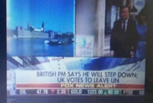 Brexit: Fox News javio da UK izlazi iz UN-a?!
