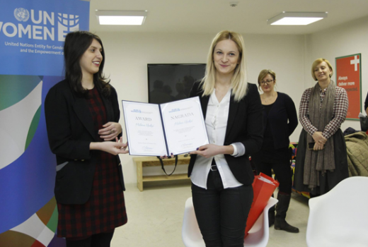 Novinarka Mediacentra pobjednica konkursa "Rušimo stereotipe, ostvarujemo prava"