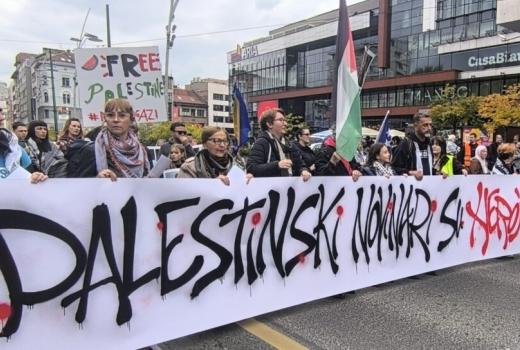 Bosna i Hercegovina za slobodnu Palestinu – protest na ulicama Sarajeva