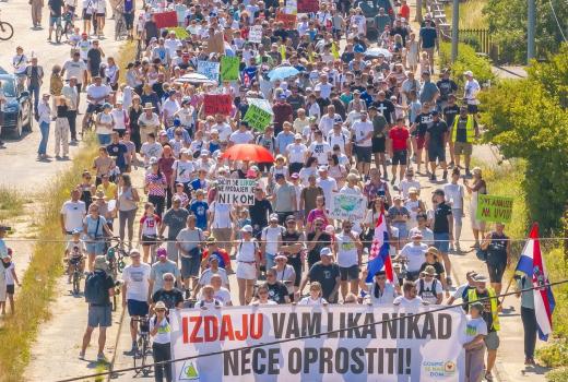 Sindikat novinara Hrvatske pozvao članstvo na protest za Liku