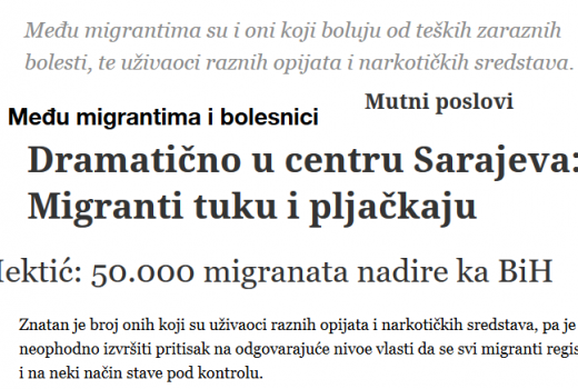 Dnevni avaz prekršio etički kodeks u članku o migrantima