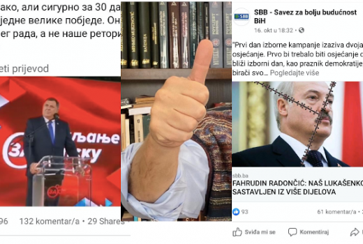 Na Facebook stranicama političkih stranaka bez konstruktivne diskusije