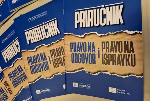 Novi priručnik 'Pravo na odgovor i pravo na ispravku' u Crnoj Gori