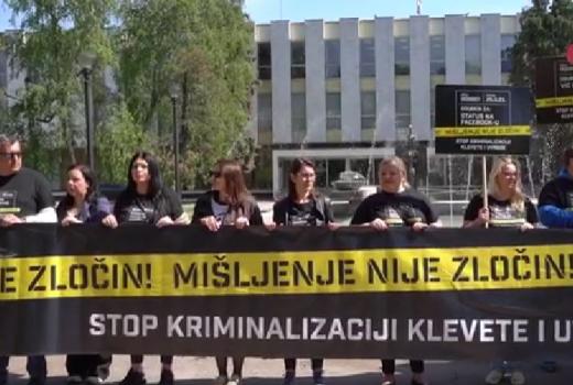 Novinari napustili javnu raspravu o izmjenama Krivičnog zakona RS u Banjaluci