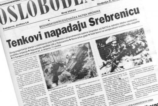 Nekoliko dana jula: medijski izvještaji o događajima u Srebrenici