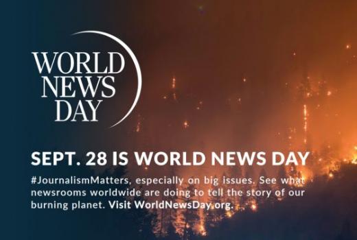 Newsrooms around the world mark World News Day