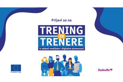Trening za trenere/ice iz oblasti medijske i digitalne pismenosti