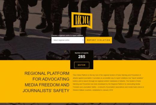 SafeJournalists.net: Baza podataka o napadima na novinare na Zapadnom Balkanu
