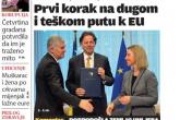 Štampa puna bh. političara i EU integracija