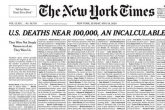 New York Times na naslovnoj strani objavio spisak umrlih od COVID-19