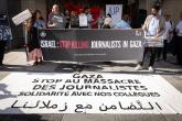 U Briselu održan skup solidarnosti sa novinarima u Gazi