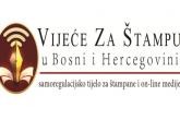 Reakcija Vijeća za štampu i online medije u BiH povodom izvještavanja o femicidu