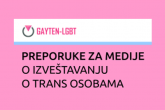 Kako izvještavati o trans osobama